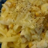 クリームパスタ